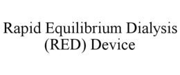 RAPID EQUILIBRIUM DIALYSIS (RED) DEVICE trademark