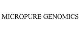 MICROPURE GENOMICS trademark