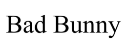 BAD BUNNY trademark