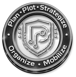 PLAN PLOT STRATEGIZE ORGANGIZE MOBILIZE trademark