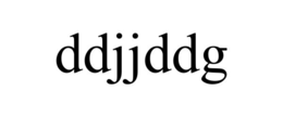 DDJJDDG trademark