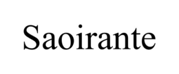 SAOIRANTE trademark
