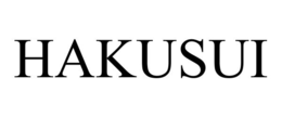 HAKUSUI trademark