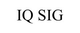 IQ SIG trademark