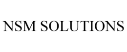 NSM SOLUTIONS trademark