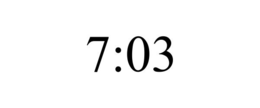 7:03 trademark
