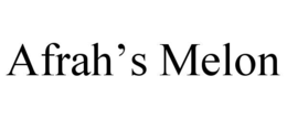 AFRAH’S MELON trademark