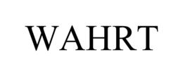 WAHRT trademark