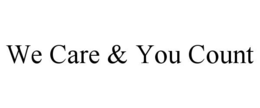 WE CARE & YOU COUNT trademark