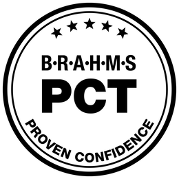 B·R·A·H·M·S PCT PROVEN CONFIDENCE trademark
