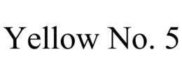 YELLOW NO. 5 trademark