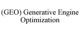 (GEO) GENERATIVE ENGINE OPTIMIZATION trademark