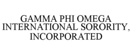 GAMMA PHI OMEGA INTERNATIONAL SORORITY, INCORPORATED trademark