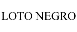 LOTO NEGRO trademark