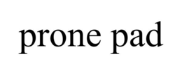 PRONE PAD trademark