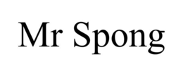 MR SPONG trademark