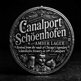 CANALPORT SCHÖENHOFEN AMBER LAGER REVIVED FROM THE VAULT OF CHICAGO'S LEGENDARY SCHÖENHOFEN BREWERY AT 18TH & CANALPORT trademark