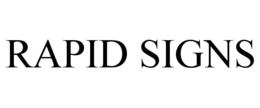 RAPID SIGNS trademark