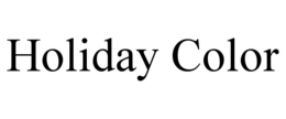 HOLIDAY COLOR trademark