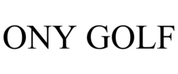 ONY GOLF trademark