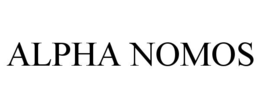 ALPHA NOMOS trademark