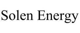 SOLEN ENERGY trademark