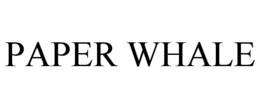 PAPER WHALE trademark