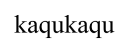 KAQUKAQU trademark