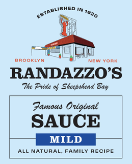 ESTABLISHED IN 1920 CLAM BAR BROOKLYN NEW YORK RANDAZZO'S THE PRIDE OF SHEEPSHEAD BAY  FAMOUS ORIGINAL SAUCE MILD ALL NATURAL, FAMILY RECIPE trademark