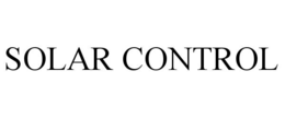 SOLAR CONTROL trademark