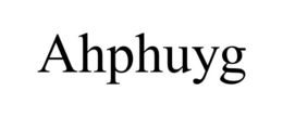 AHPHUYG trademark