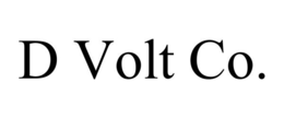 D VOLT CO. trademark