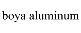 BOYA ALUMINUM trademark
