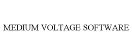MEDIUM VOLTAGE SOFTWARE trademark