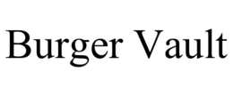 BURGER VAULT trademark