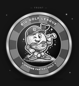 BIG GOLF LEAGUE GREENIE FANTASY GOLF G BGL trademark