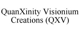QUANXINITY VISIONIUM CREATIONS (QXV) trademark