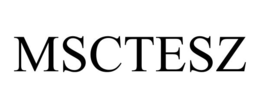 MSCTESZ trademark