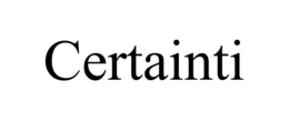 CERTAINTI trademark