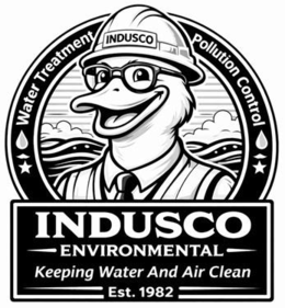 INDUSCO WATER TREATMENT POLLUTION CONTROL INDUSCO ENVIRONMENTAL KEEPING WATER AND AIR CLEAN EST. 1982 trademark
