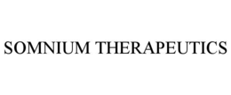 SOMNIUM THERAPEUTICS trademark