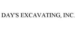 DAY'S EXCAVATING, INC. trademark