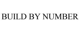 BUILD BY NUMBER trademark