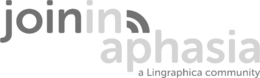 JOININ APHASIA A LINGRAPHICA COMMUNITY trademark