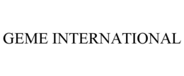 GEME INTERNATIONAL trademark