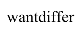 WANTDIFFER trademark