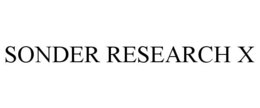 SONDER RESEARCH X trademark