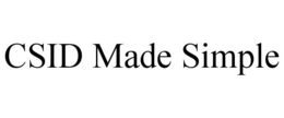 CSID MADE SIMPLE trademark