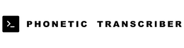 PHONETIC TRANSCRIBER trademark