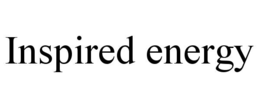 INSPIRED ENERGY trademark